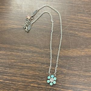 Pretty Teal Sabika Necklace